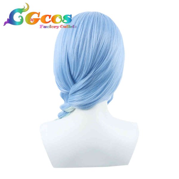 画像2: バーチャルYouTuber VTuber ウィッグ 星街すいせい 戦うメイド服 コスプレ衣装 (2)