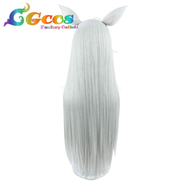 画像2: アズールレーン ウィッグ 信濃 満ち欠ける朧月 コスプレ衣装 (2)