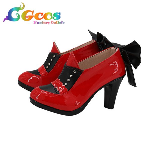 画像2: ドールズフロントライン 少女前線 コスプレ靴 ドルフロ ルイス コスプレブーツ コスプレ衣装 (2)