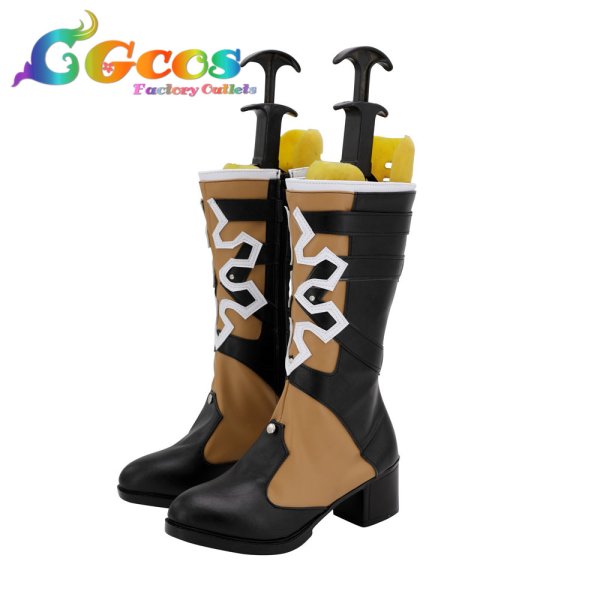 画像2: ドールズフロントライン　少女前線　コスプレ靴　ドルフロ　WA2000　コスプレブーツ　コスプレ衣装 (2)