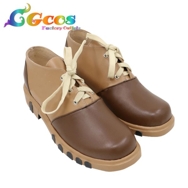 画像2: IdentityV 第五人格 コスプレ靴 ハンター  復讐者 レオ・ベイカー 工場長 初期衣装 コスプレブーツ コスプレ衣装 (2)