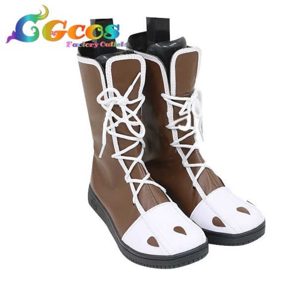 画像2: IdentityV 第五人格 コスプレ靴 機械技師 トレイシー・レズニック 熊女 コスプレブーツ コスプレ衣装 (2)