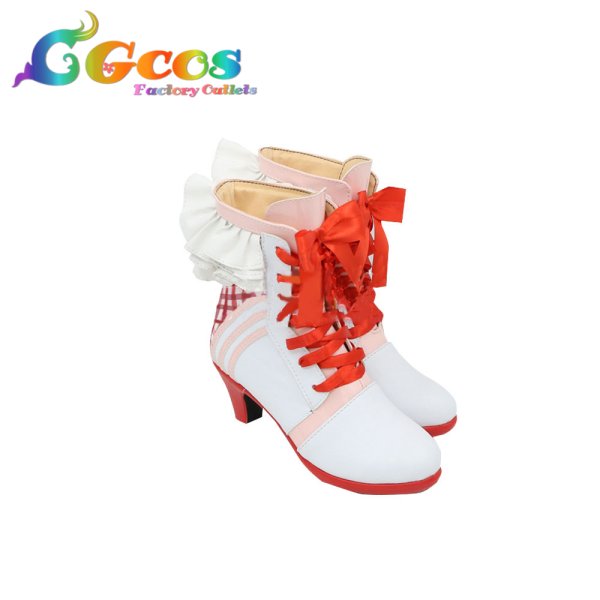 画像2: LoveLive! ラブライブ!スクールアイドルフェスティバル〜after school ACTIVITY〜 コスプレ靴 園田海未 高坂穂乃果 南ことり 西木野真姫 星空凛 小泉花陽 絢瀬絵里 矢澤にこ 東條希 コスプレブーツ コスプレ衣装 (2)