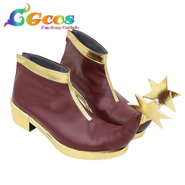 画像2: IdentityV 第五人格 コスプレ靴 マジシャン セルヴェ・ル・ロイ ブルーアラジン コスプレブーツ コスプレ衣装 (2)