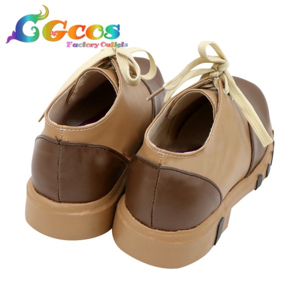 画像4: IdentityV 第五人格 コスプレ靴 ハンター  復讐者 レオ・ベイカー 工場長 初期衣装 コスプレブーツ コスプレ衣装 (4)