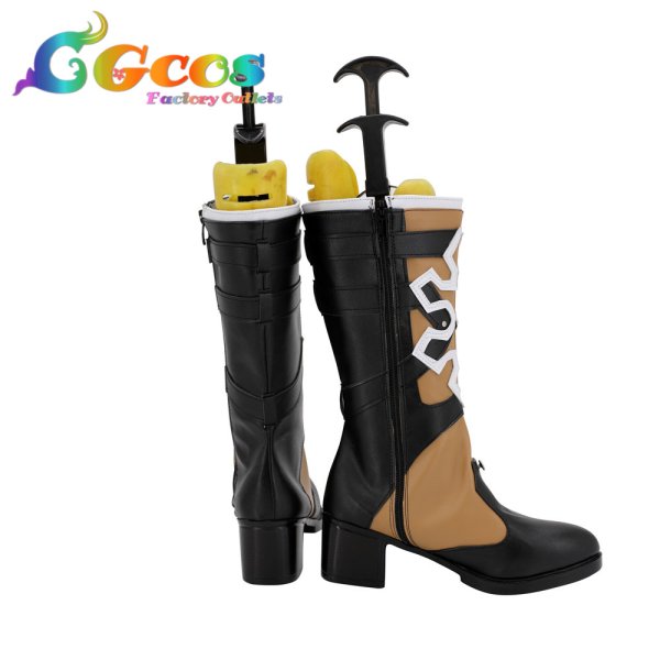 画像3: ドールズフロントライン　少女前線　コスプレ靴　ドルフロ　WA2000　コスプレブーツ　コスプレ衣装 (3)