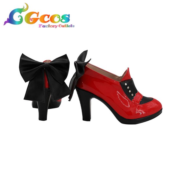画像3: ドールズフロントライン 少女前線 コスプレ靴 ドルフロ ルイス コスプレブーツ コスプレ衣装 (3)