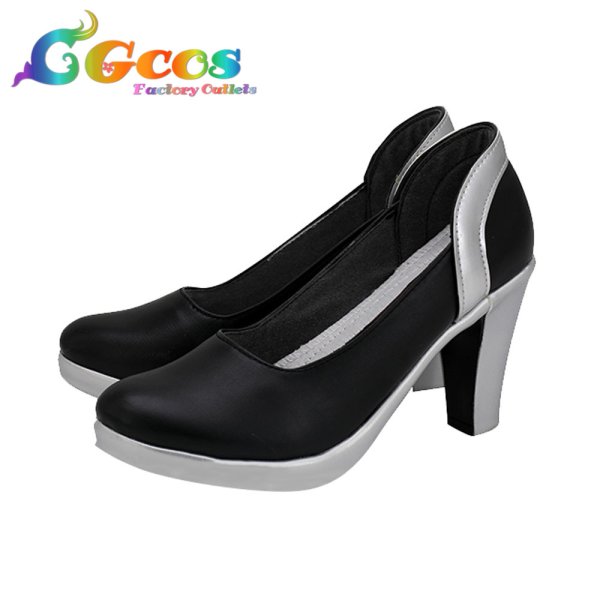 画像2: ドールズフロントライン 少女前線 コスプレ靴 ドルフロ AUG コスプレブーツ コスプレ衣装 (2)