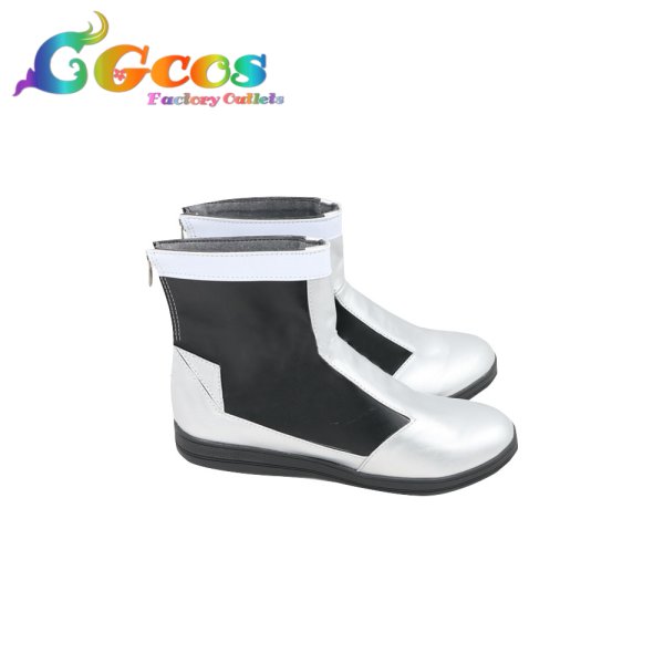 画像2: 仮面ライダーゲンム コスプレ靴 コスプレブーツ コスプレ衣装 (2)