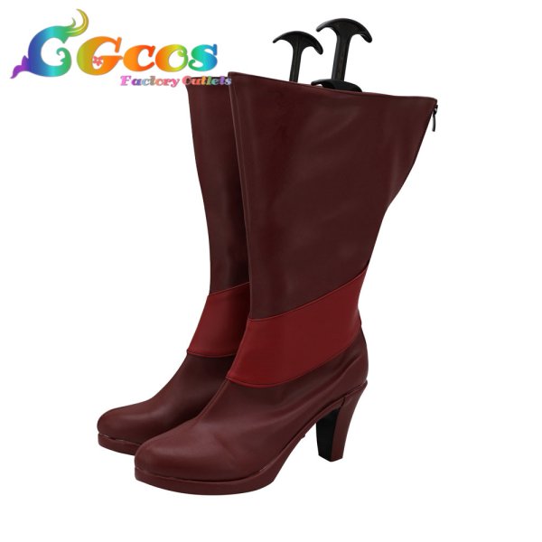 画像2: ハズビンホテル Hazbin Hotel コスプレ靴 Alastor アラスター コスプレブーツ コスプレ衣装 (2)