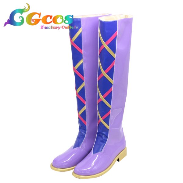 画像3: アイカツスターズ! コスプレ靴 Aikatsu Stars! 香澄夜空 コスプレブーツ コスプレ衣装 (3)