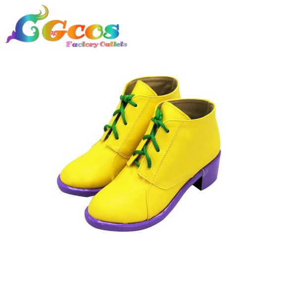 画像2: ジョジョの奇妙な冒険 コスプレ靴 岸辺露伴 コスプレブーツ コスプレ衣装 (2)