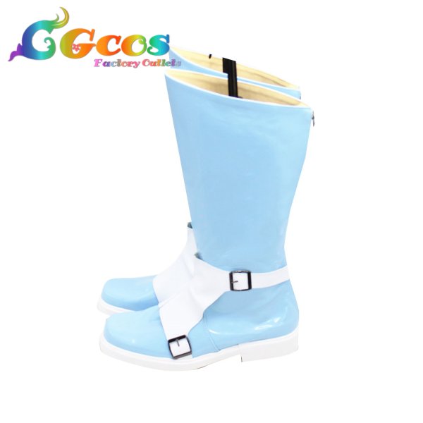 画像3: 美男高校地球防衛部LOVE! コスプレ靴 由布院煙 戦闘ver. コスプレブーツ コスプレ衣装 (3)