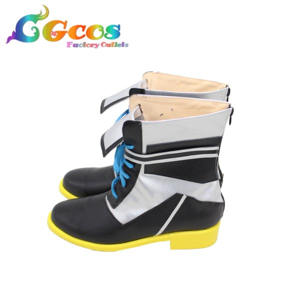 画像3: グローリーモノクローム 冬美旬 伊瀬谷四季 アスラン=BBII世 桜庭薫 卯月巻緒 天ヶ瀬冬馬 鷹城恭二 コスプレ靴 コスプレブーツ コスプレ衣装 (3)