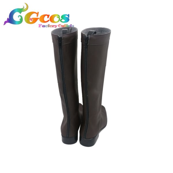 画像4: 刀剣乱舞 コスプレ靴 膝丸 コスプレブーツ コスプレ衣装 (4)