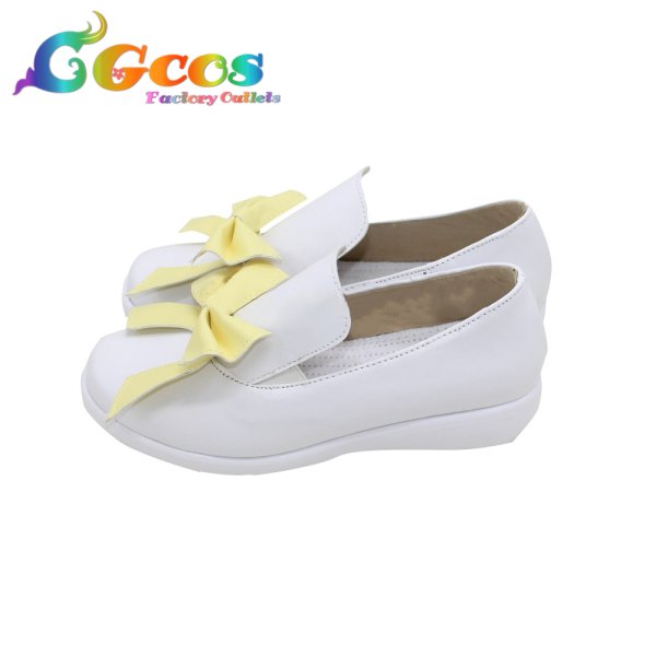 画像2: けものフレンズ コスプレ靴 サーバル コスプレブーツ コスプレ衣装 (2)