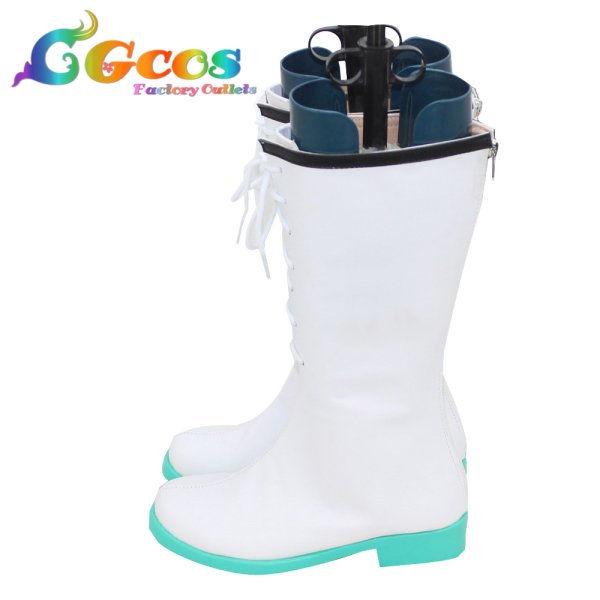 画像2: ツキウタ。 コスプレ靴 水無月涙 コスプレブーツ コスプレ衣装 (2)