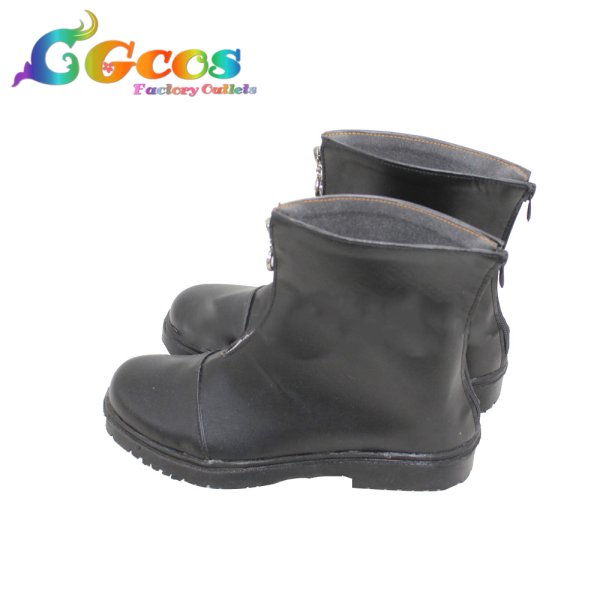 画像3: ペルソナ5 コスプレ靴 クイーン 新島真 コスプレブーツ コスプレ衣装 (3)