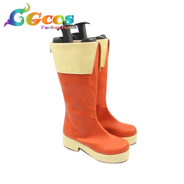 画像2: この素晴らしい世界に祝福を! コスプレ靴 めぐみん コスプレブーツ コスプレ衣装 (2)