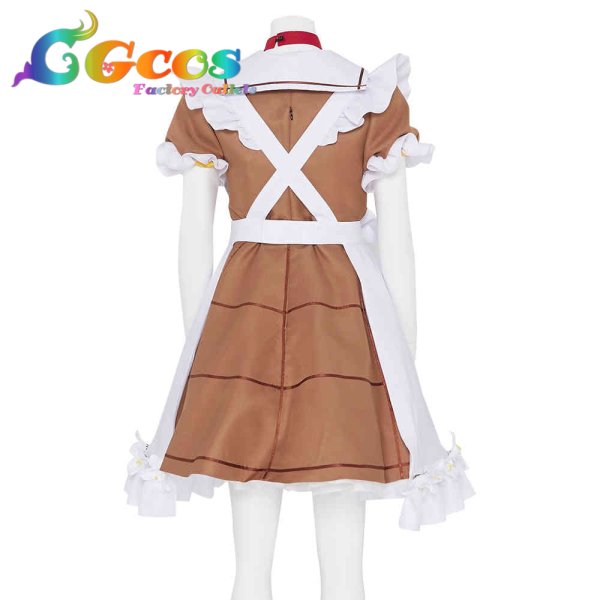 画像4: バーチャルYouTuber Vtuber 桃鈴ねね メイド服 コスプレ衣装 (4)