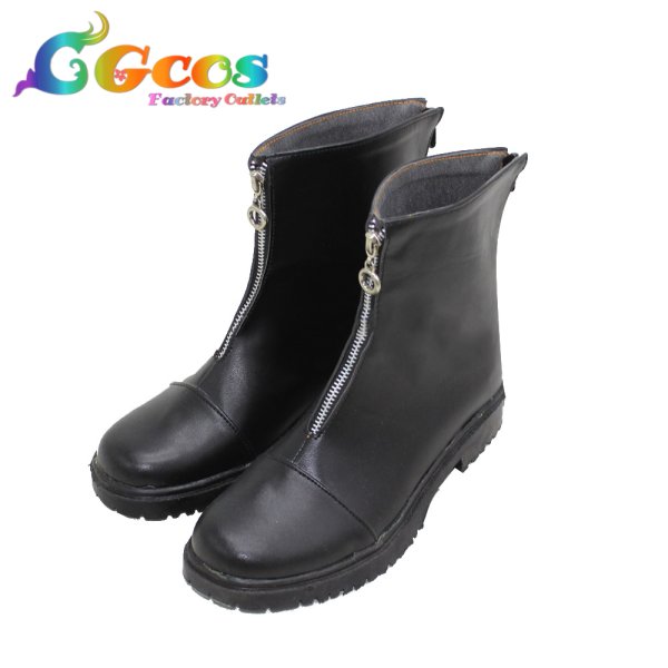 画像2: ペルソナ5 コスプレ靴 クイーン 新島真 コスプレブーツ コスプレ衣装 (2)