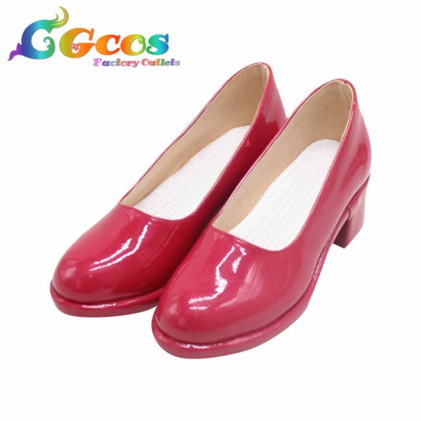 画像2: Fate/Grand Order FGO コスプレ靴 赤ずきんマリー コスプレブーツ コスプレ衣装 (2)