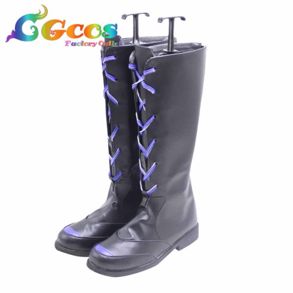 画像2: ブルーアーカイブ コスプレ靴 錠前サオリ コスプレブーツ コスプレ衣装 (2)