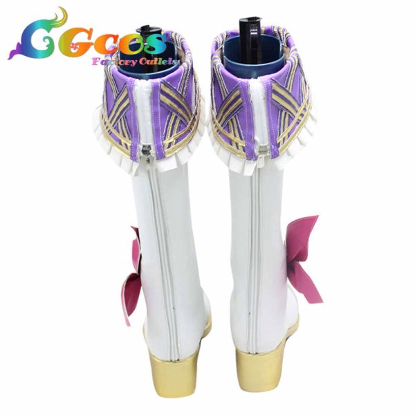 画像3: ラブライブ!スーパースター!! コスプレ靴 フレッシュライブ編 Liella! 嵐千砂都 コスプレブーツ コスプレ衣装 (3)