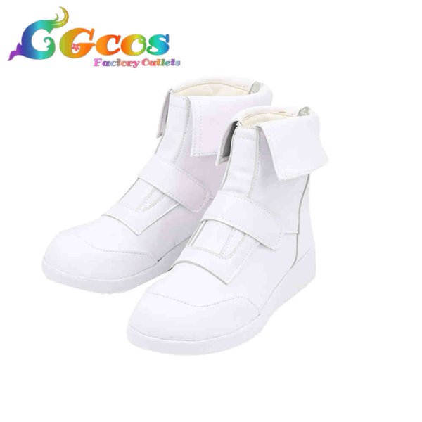 画像2: 古見さんは、コミュ症です。 コスプレ靴 長名なじみ コスプレブーツ コスプレ衣装 (2)