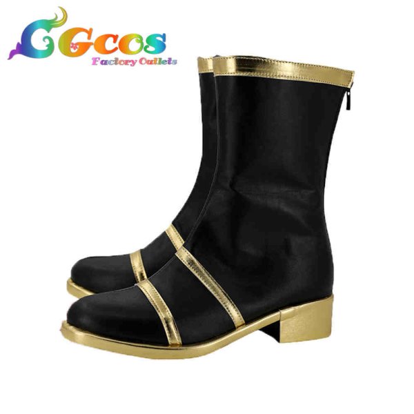 画像2: バーチャルYouTuber VTuber コスプレ靴 Ike Eveland アイク・イーヴランド 限定コラボ コスプレブーツ コスプレ衣装 (2)