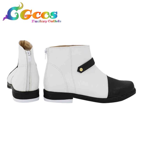 画像3: あんさんぶるスターズ! コスプレ靴 三毛縞斑 黒船の長 コスプレブーツ コスプレ衣装 (3)