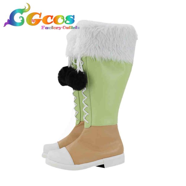 画像2: あんさんぶるスターズ! コスプレ靴 青葉つむぎ ユニット衣装 コスプレブーツ コスプレ衣装 (2)