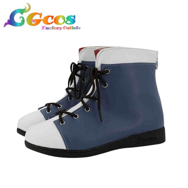 画像2: バーチャルYouTuber VTuber コスプレ靴 がうる・ぐら コスプレブーツ コスプレ衣装 (2)