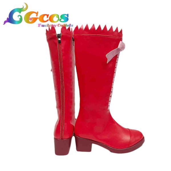 画像3: 東京ミュウミュウ にゅ〜? コスプレ靴 桃宮いちご コスプレブーツ コスプレ衣装 (3)