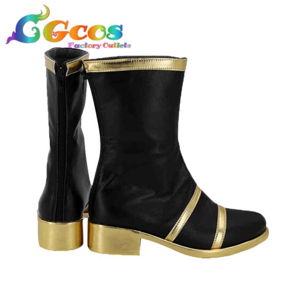 画像3: バーチャルYouTuber VTuber コスプレ靴 Ike Eveland アイク・イーヴランド 限定コラボ コスプレブーツ コスプレ衣装 (3)