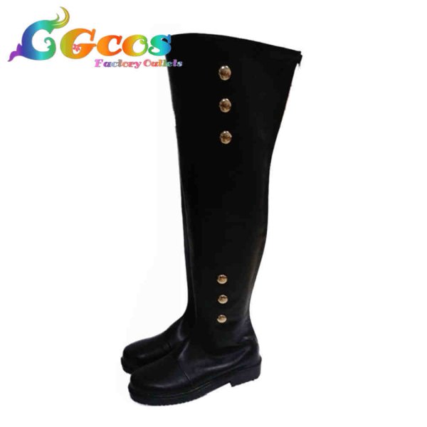 画像2: 終わりのセラフ コスプレ靴 百夜ミカエラ コスプレブーツ コスプレ衣装 (2)