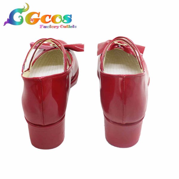 画像3: 東方Project コスプレ靴 レミリア・スカーレット コスプレブーツ コスプレ衣装 (3)