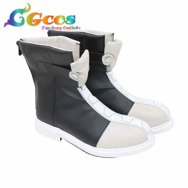 画像2: アークナイツ コスプレ靴 グレイ Greyy コスプレブーツ コスプレ衣装 (2)