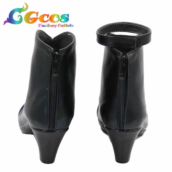 画像3: 世界最高の暗殺者、異世界貴族に転生する コスプレ靴 マーハ・トウアハーデ コスプレブーツ コスプレ衣装 (3)