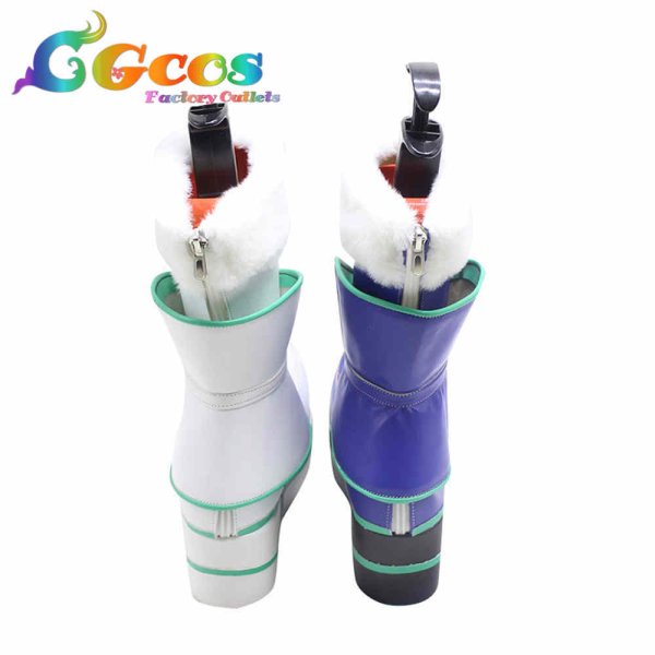 画像3: 初音ミク コスプレ靴 マジカルミライ2020 コスプレブーツ コスプレ衣装 (3)