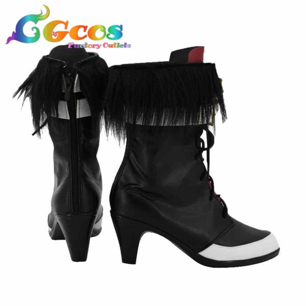 画像3: ラブライブ! サンシャイン!! コスプレ靴 パンクロック編 覚醒後 黒澤ルビィ コスプレブーツ コスプレ衣装 (3)