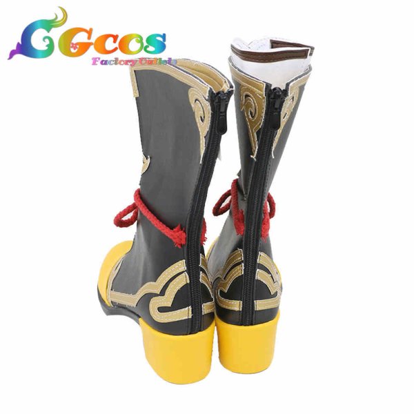 画像3: 原神 げんしん コスプレ靴 香菱 シャンリン コスプレブーツ コスプレ衣装 (3)