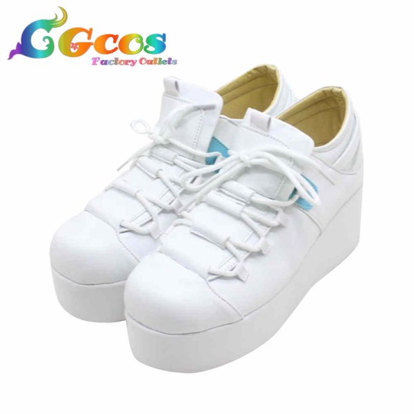 画像2: ブルーアーカイブ コスプレ靴 猫塚ヒビキ キヴォトス大運動会 晄輪大祭 チア衣装 コスプレブーツ コスプレ衣装 (2)