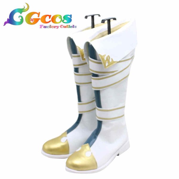 画像2: ウマ娘プリティーダービー コスプレ靴 バンブーメモリー 勝負服 コスプレブーツ コスプレ衣装 (2)