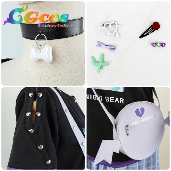 画像7: 「一部在庫あり」プロジェクトセカイ カラフルステージ!feat.初音ミク この街一番の専門店で 宵崎奏 コスプレ衣装 (7)