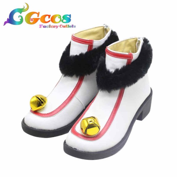 画像2: 円盤皇女ワるきゅーレ コスプレ靴 ワルキューレ コスプレブーツ コスプレ衣装 (2)