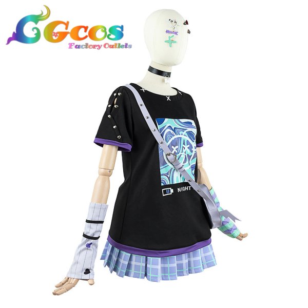 画像3: 「一部在庫あり」プロジェクトセカイ カラフルステージ!feat.初音ミク この街一番の専門店で 宵崎奏 コスプレ衣装 (3)