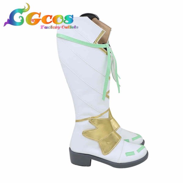 画像2: ゼノブレイド3 コスプレ靴 ミヤビ コスプレブーツ コスプレ衣装 (2)