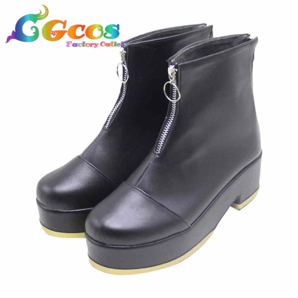 画像2: バーチャルYouTuber VTuber コスプレ靴 叶 かなえ 私服 タックイン コスプレブーツ コスプレ衣装 (2)