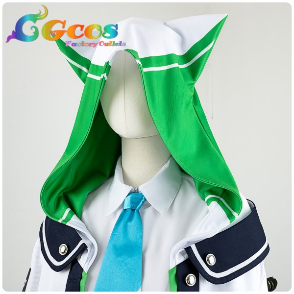 画像8: 「一部在庫あり」ブルーアーカイブ 才羽ミドリ コスプレ衣装 (8)